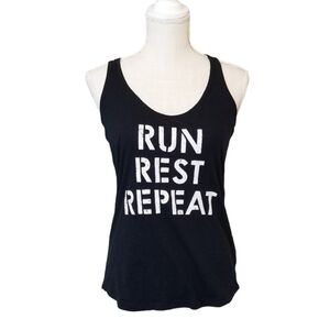 ✨️ Old Navy Women Small Black Semi Fitted Active Athletic Workout Tank Top